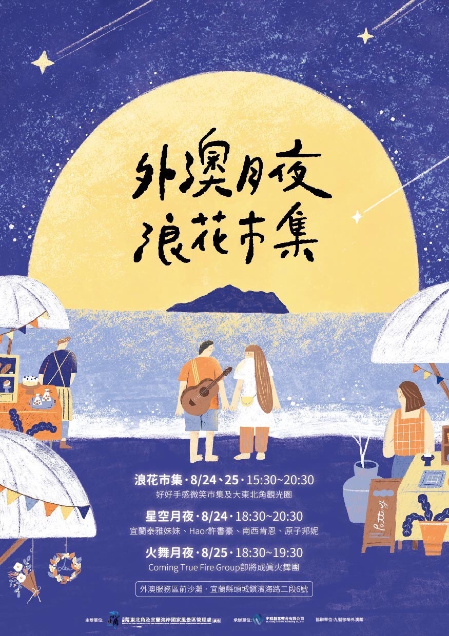 2024外澳月夜 浪花巿集