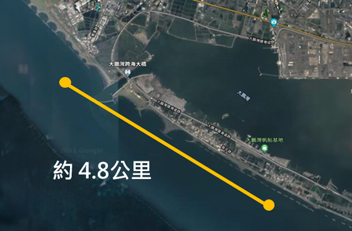 大鵬灣4.8公里轄區海岸線