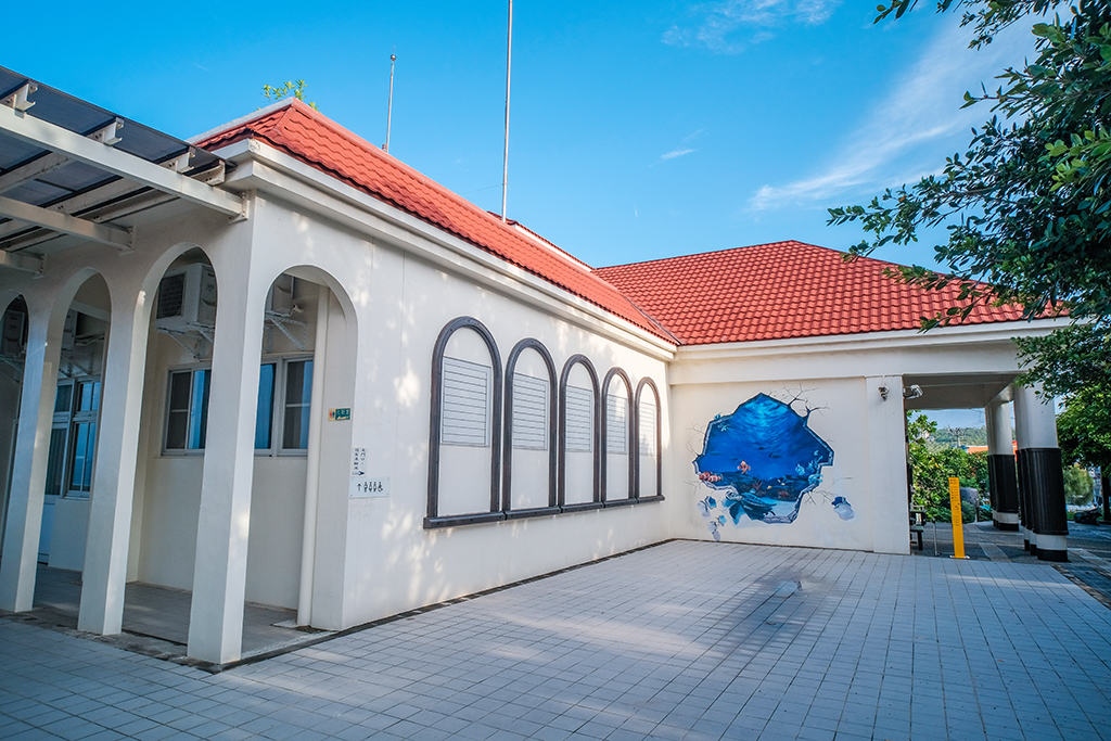 小琉球遊客中心外牆3D立體繪圖