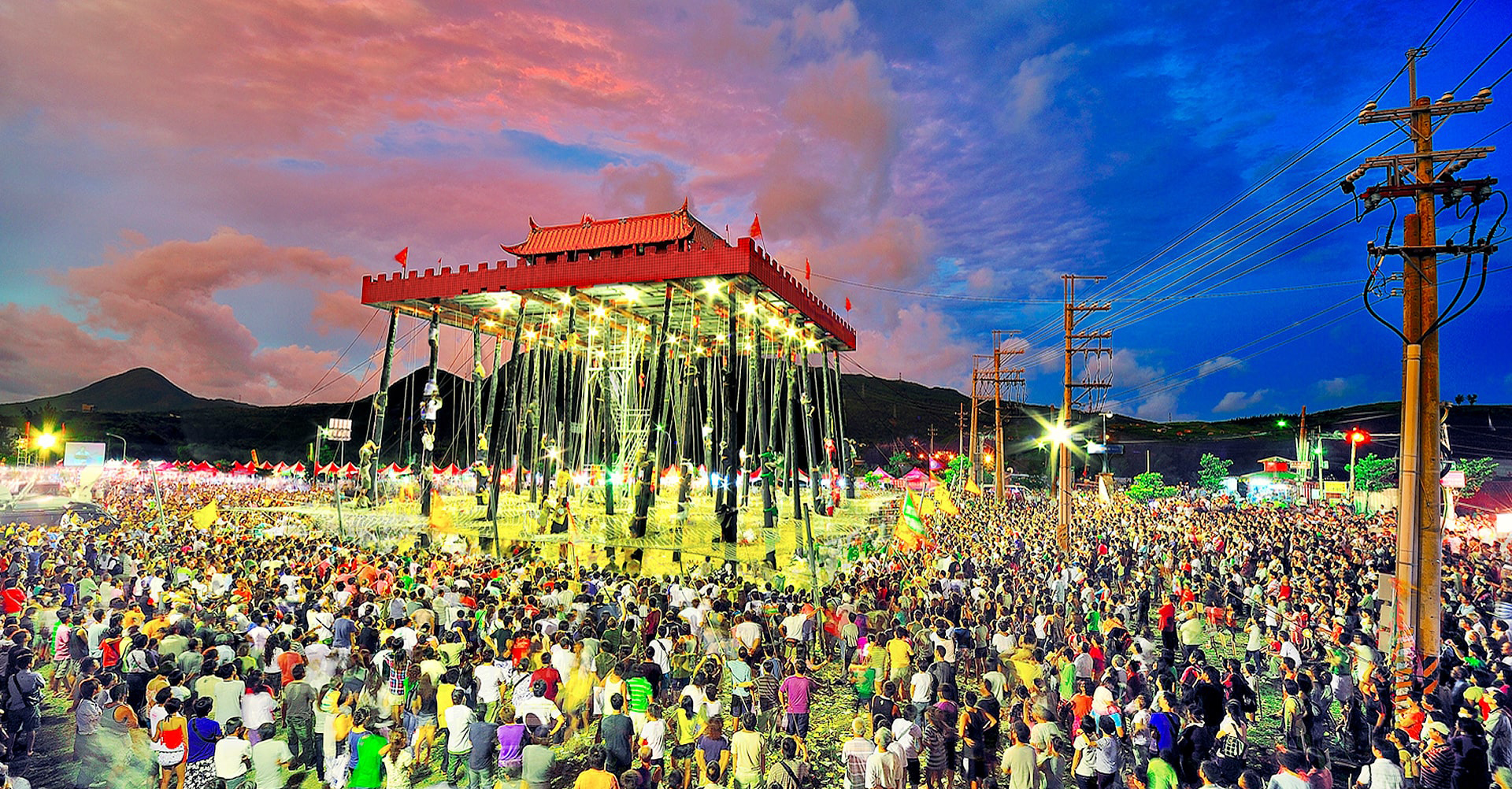 Hengchun pole climbing Festival