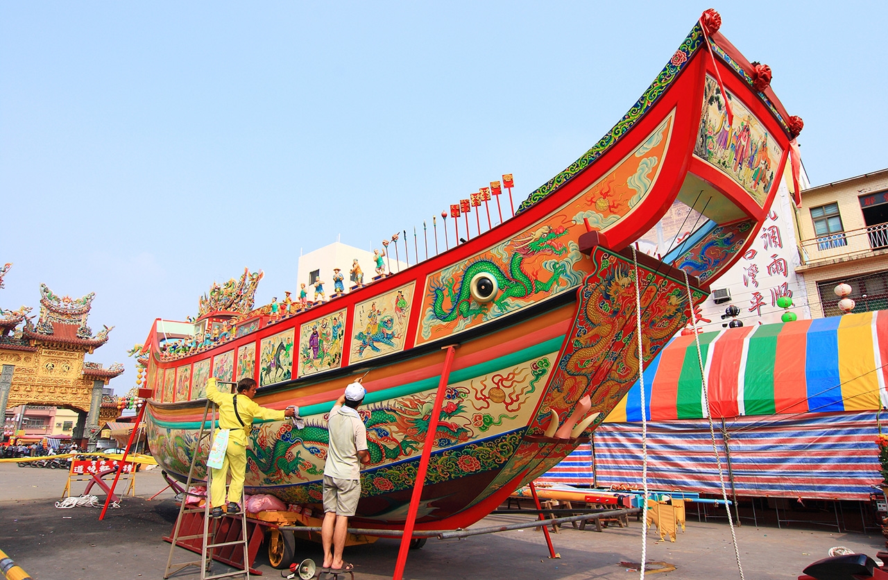 Wangye Worshipping Ceremony-Construction of the Wangye boat