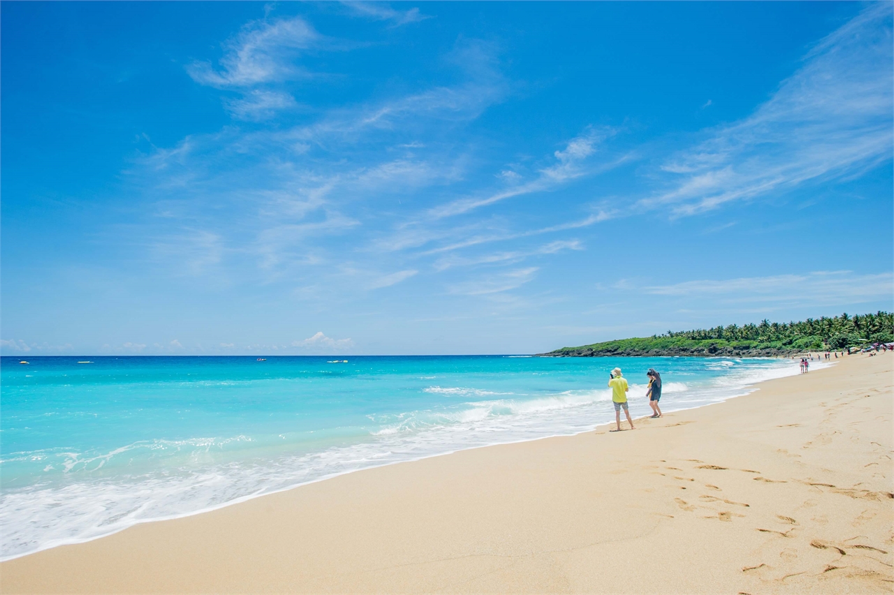 Baie de sable blanc