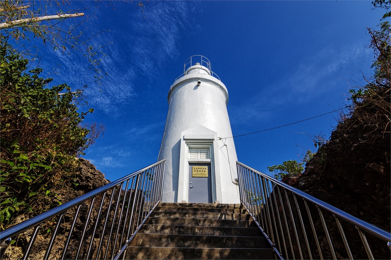 Weißer Leuchtturm