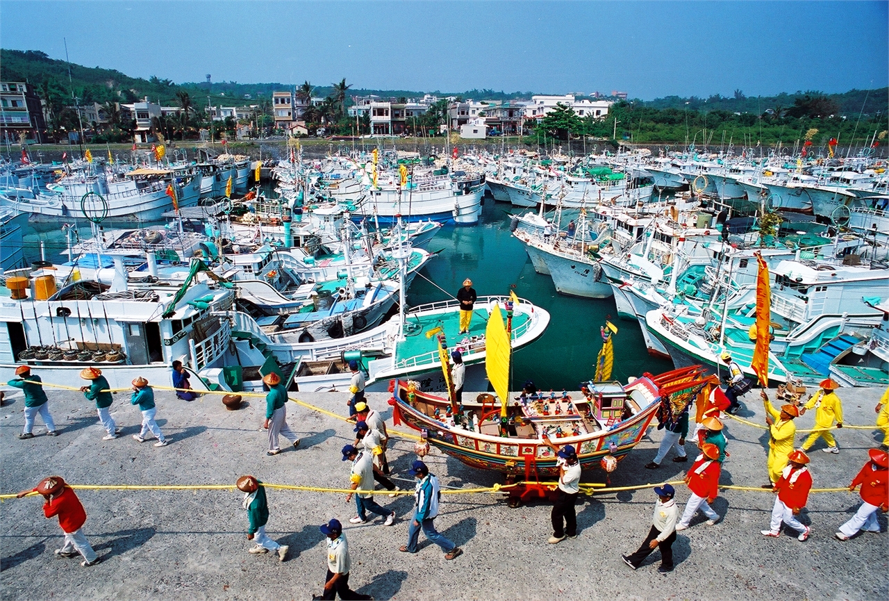 Dafu Fischereihafen Yingwang Schiff