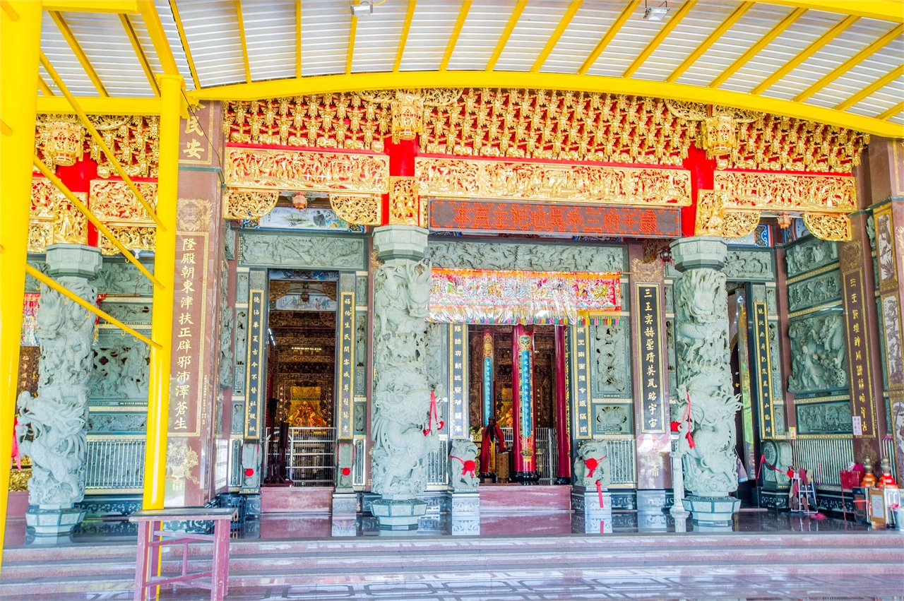 Sanlong-Palast-Tempel-Ansicht