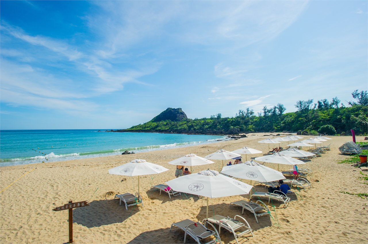 Sunbath on the beach