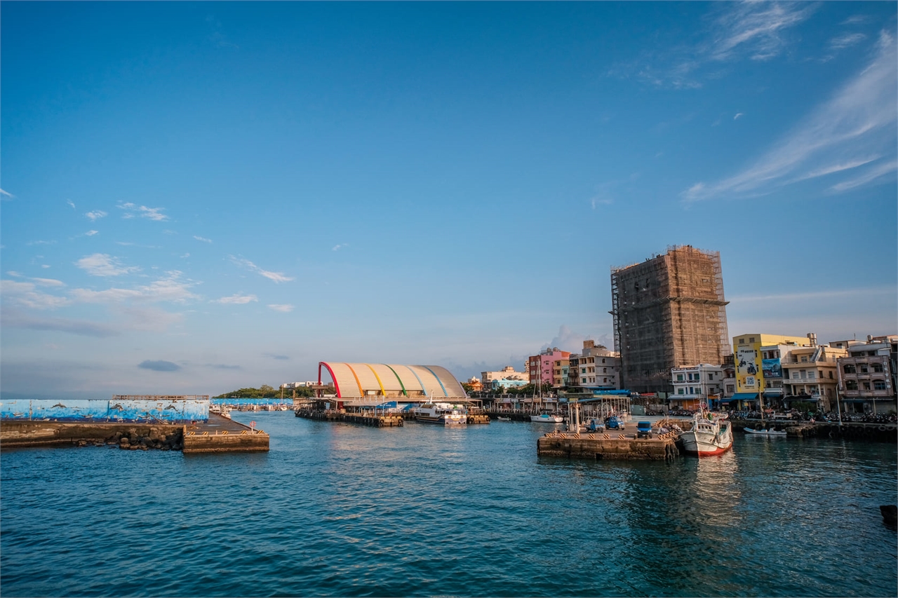 白沙觀光港全景