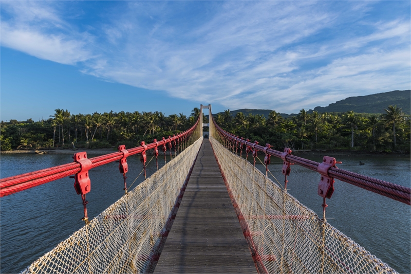 Pont suspendu du port de Manzhou
