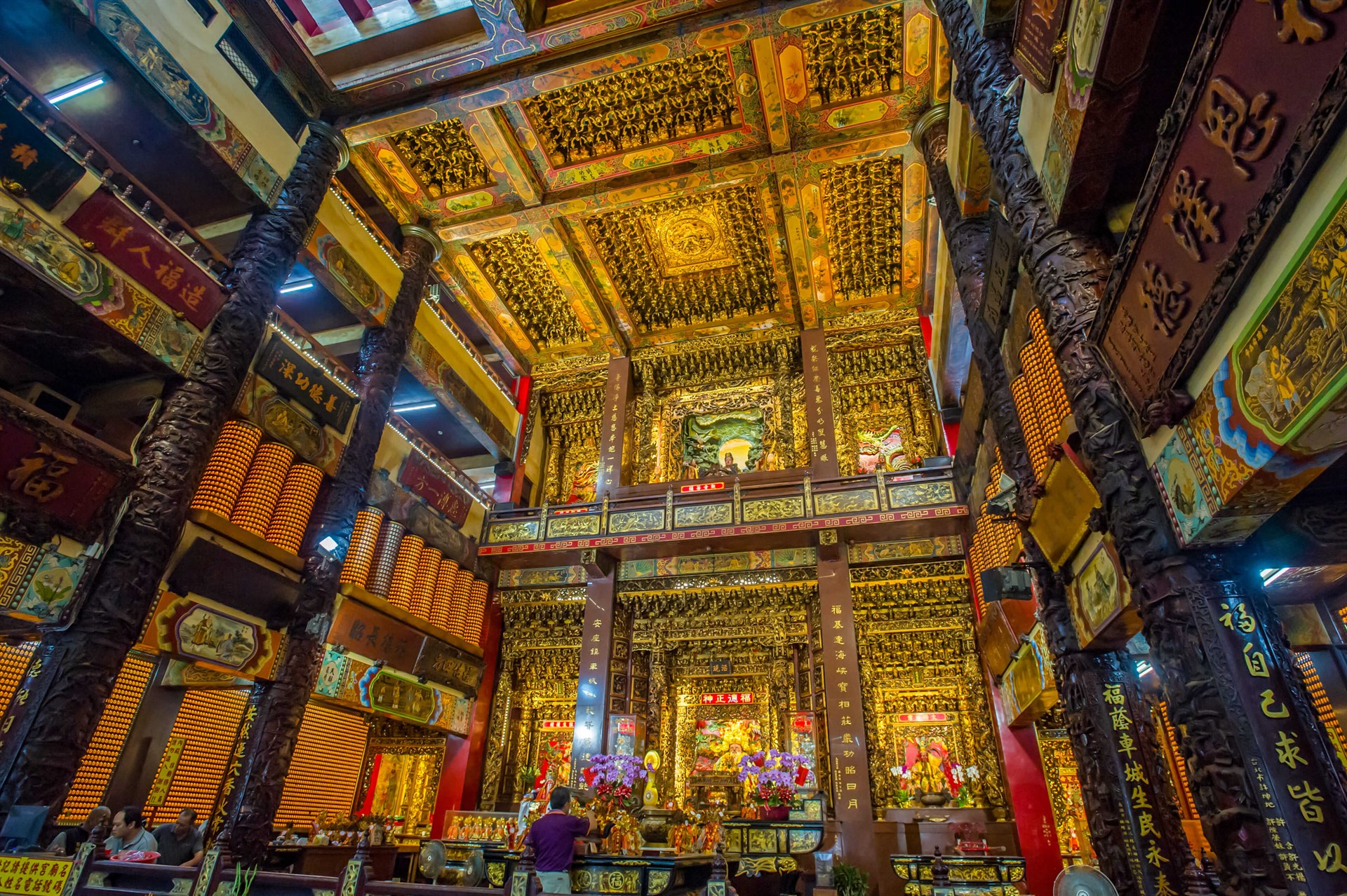 福安宮廟內裝設