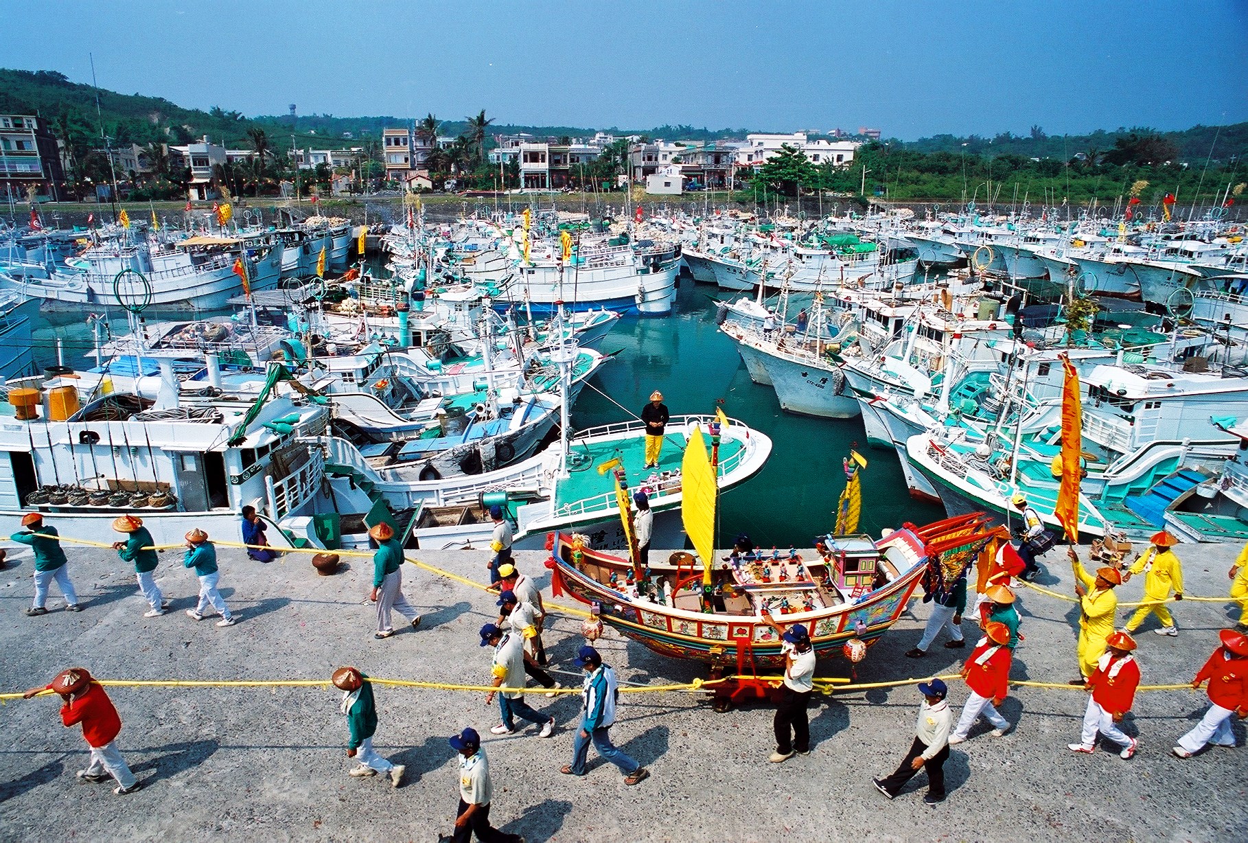 大福漁港迎王船